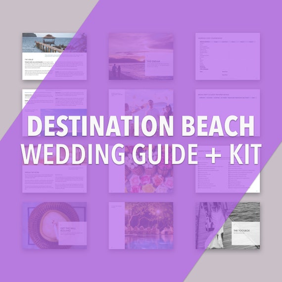 Destination Beach Wedding Guide | Planner | Planning Kit