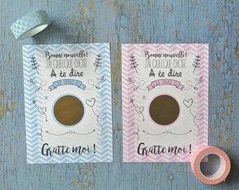 2 scratch Godfather and godmother request cards
