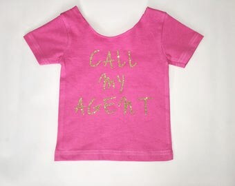 Onesie // Girls Tee // Off the Shoulder Pink Tshirt //