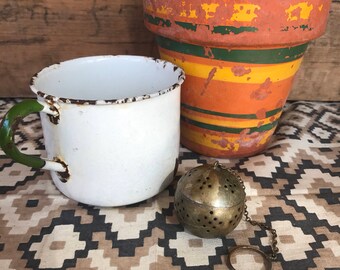 Vintage Tea Egg, Antique Tea Strainer