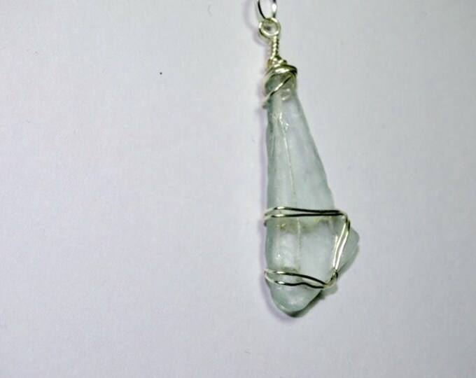 Dainty - Cute - necklace - Wire Wrap - Beach Glass Necklace - for Wife - Gift for Girlfriend - Gift for MOM!