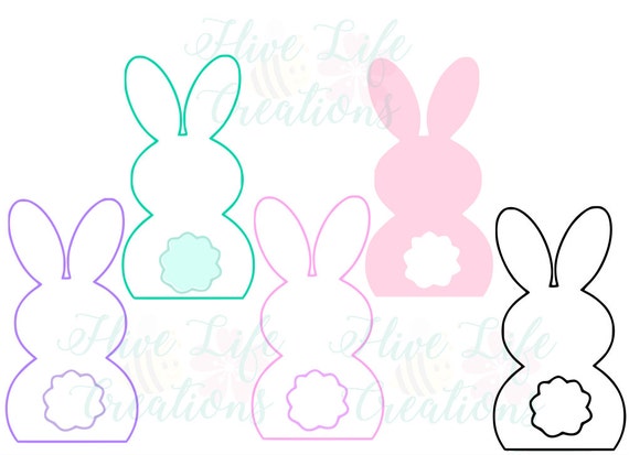 Download Easter Bunny Digital Download * Cricut Silhouette Download ...