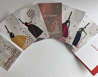 Items Similar To African American Valentine'S Day Card And Gift Tag On Etsy