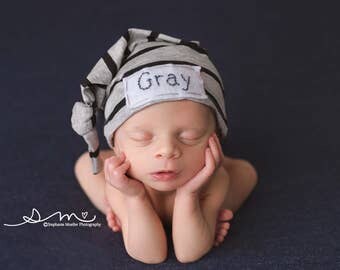 boy hospital outfit, personalized baby hat, newborn name hat, baby knit hat, embroidered baby hat,baby name hat, personalized hospital hats