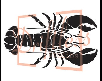Lobster Stencil