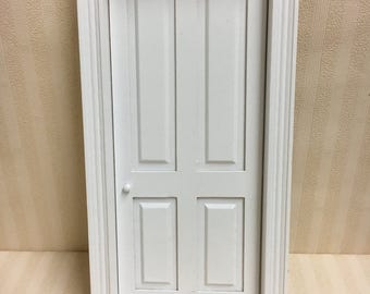 1:12 Dolls House Miniature Wooden Internal Door