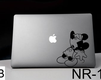 Disney decal,Disney Mickey,Mickey Mouse, Classic Mickey Mouse decal ,MacBook Pro, MacBook Air, MacBook, Gift, For her, geekery