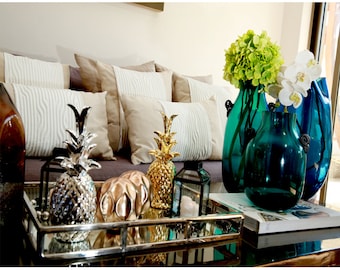 decorative pillow linen white 45*45 cm