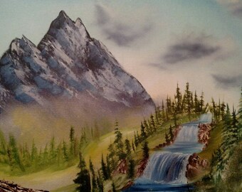 mountain peak eagle frame