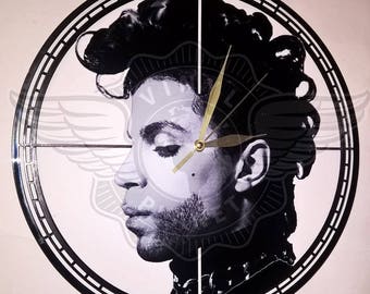 Roger Nelson PRINCE vinyl record wall clock-upcycled from an original 12" Gift Home Decor Unique Room Decorations