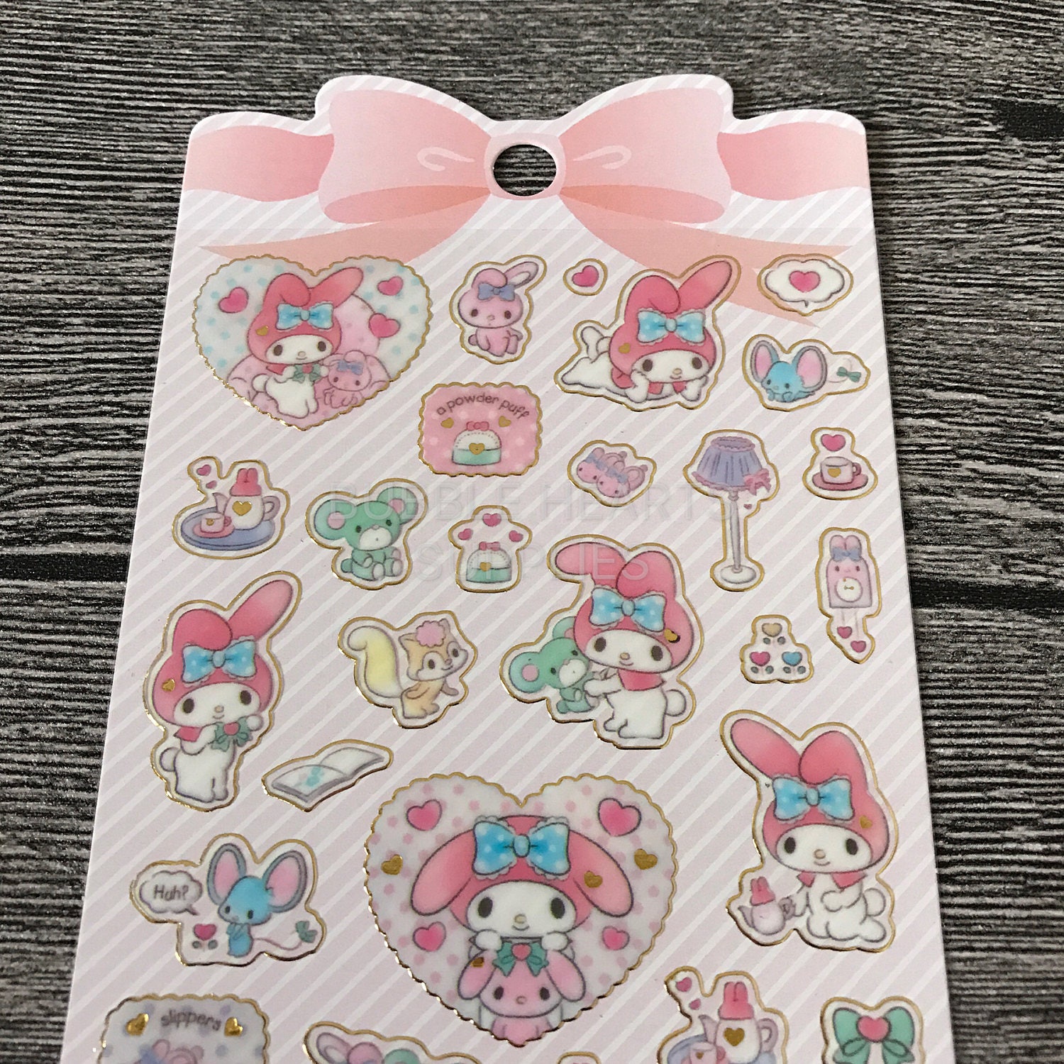 My Melody Sticker from BubbleHeartsSupplies on Etsy Studio