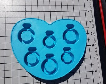 Diamond ring silicone mold