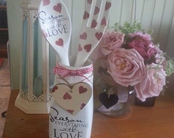 Emma Bridgewater theme decoupage jar, decorative display