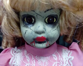 Creepy Vampire Gothic Zombie Doll Walking Dead