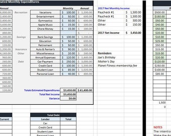 free excel template for craft business income and expenses