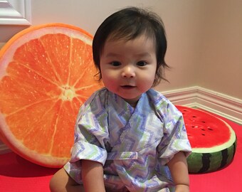 100% Cotton Baby Kimono Robe (Cute Candy) || Perfect Baby Shower Gift for Boy or Girl || Mini Kimono to match Mom's