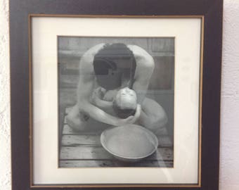 Matsuzaki, The Bath, Framed Reproduction