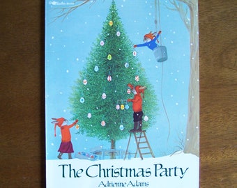 The Christmas Party by Adrienne Adams - Children's Book - Rabbits, Bunnies