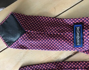 tie tie YSL Yves Saint Laurent Paris silk silk vintage