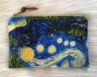 Shimmer Pouch. Starry Night.