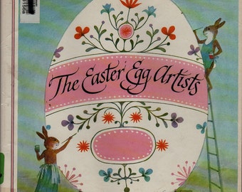 The Easter Egg Artists - Adrienne Adams - 1976 - Vintage Kids Book