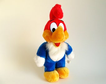 vintage woody woodpecker stuffed animal