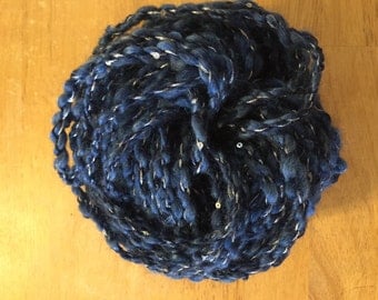 Hook a Starry Night with this Hand Spun Yarn