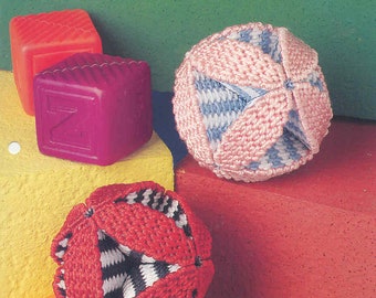 Whimsy Balls ~ plastic canvas pattern ~ Needlecraft Shop