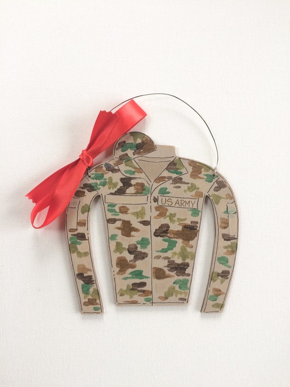Army uniform ornament soldier ornament by HazelMartinDesigns
