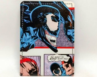 Sewn Duct Tape Comic Book Wallet - Venom Design 4