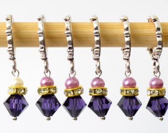Knitting Place Markers - Stitch Markers - Set of 6