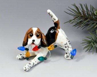 treeing walker coonhound figurines