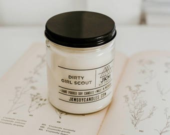 Dirty Girl Scout soy candle