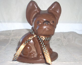 Chocolate 3 D French Bulldog
