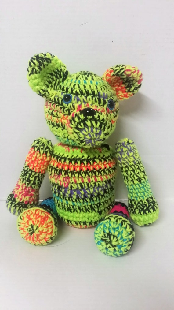 neon green teddy