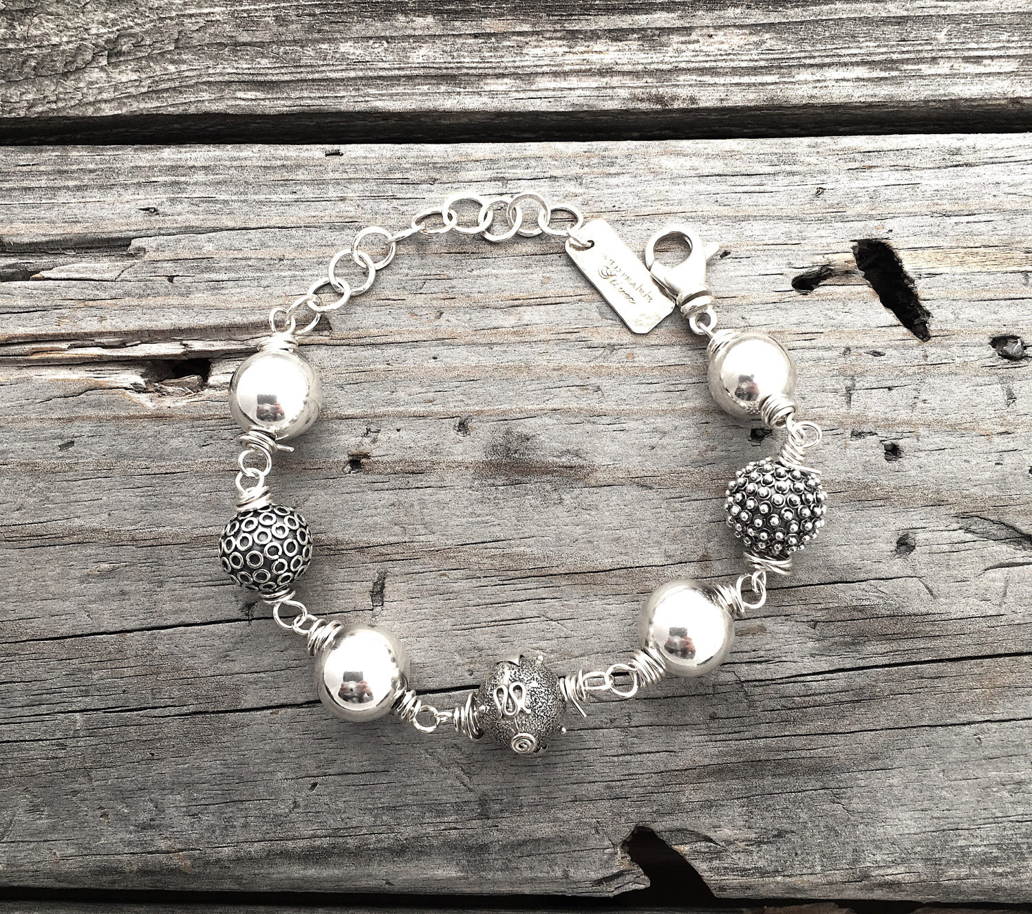 Sterling Silver Bracelet Handmade Wild Prairie Silver Jewelry