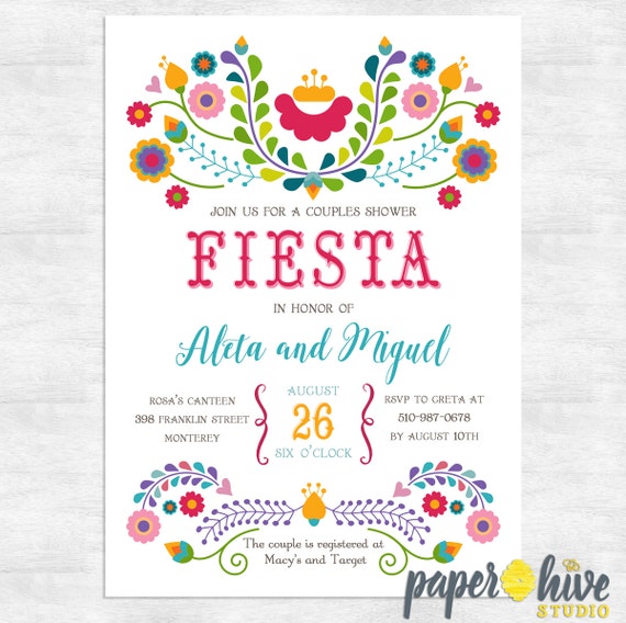 Fiesta Invitation Template 3