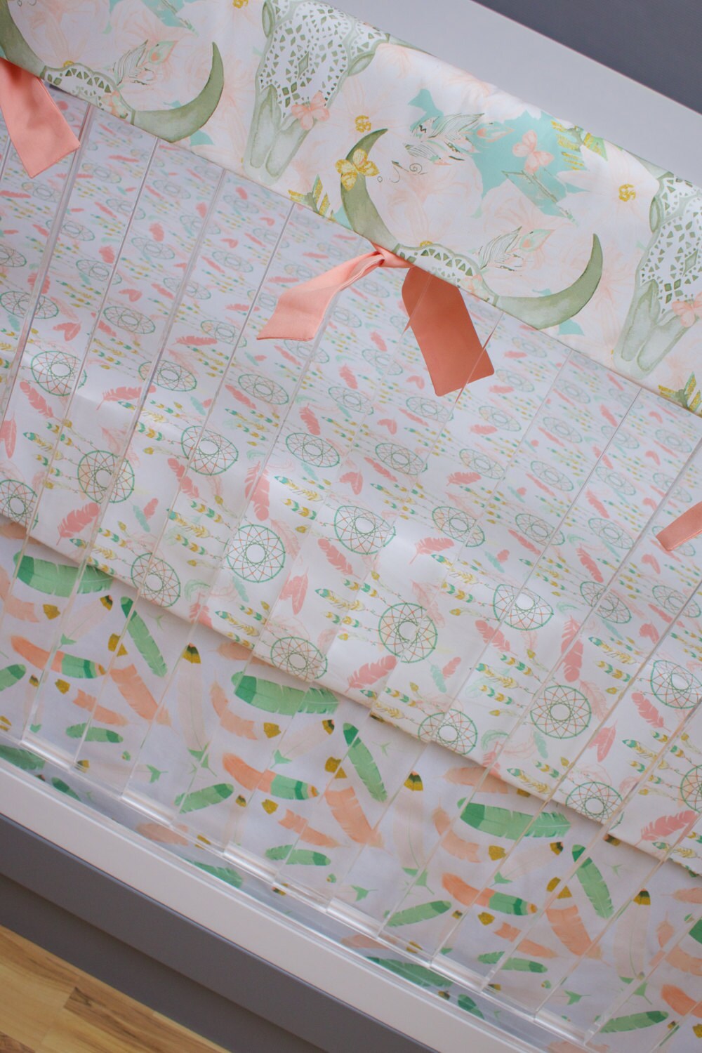 Dream Catcher Crib Bedding Dream Catcher Baby Bedding Girl Bumperless Crib Bedding Butterfly 40 Dream Catcher Crib Bedding Dream Catcher Baby Bedding Girl Bumperless Crib Bedding Butterfly 40