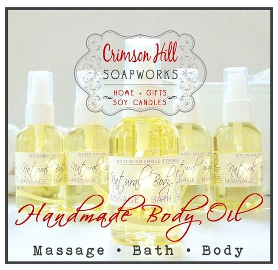 Natural BATH & BODY OIL Choose Your Scent Massage Oil Body
