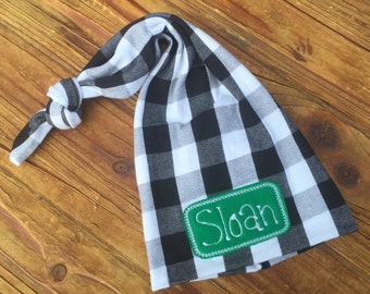 Newborn Name Hat - Newborn Personalized Hat - Baby Boy Hat - Newborn Hat - Infant Hat