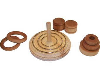 Ring Stacker Set (Montessori 4 in 1 Baby Toy)