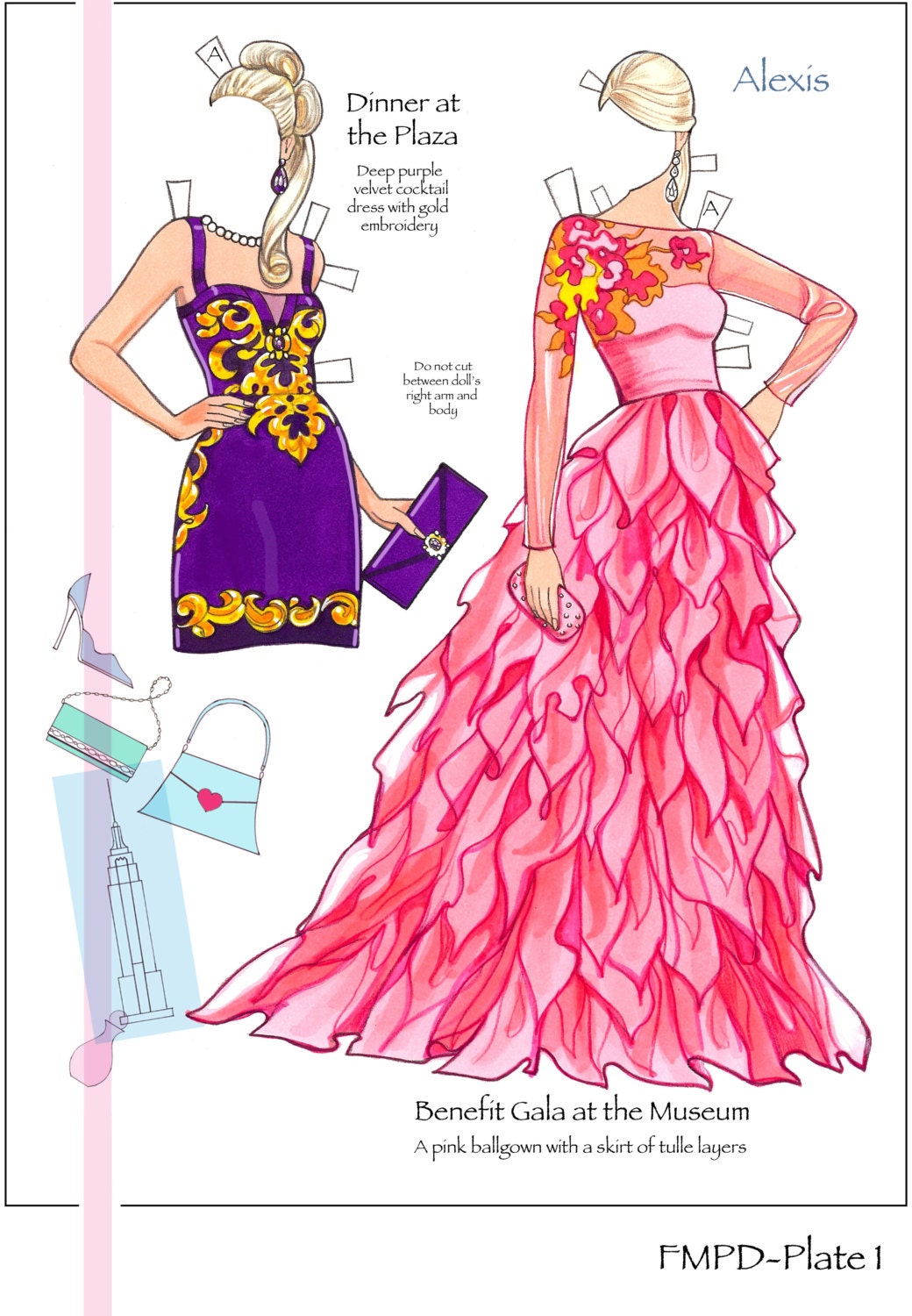 high fashion paper dolls