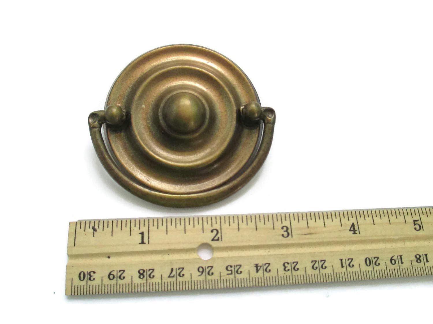 2.5 inch brass drawer pulls