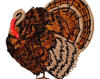 Turkey Machine Embroidery Design - Instant Download