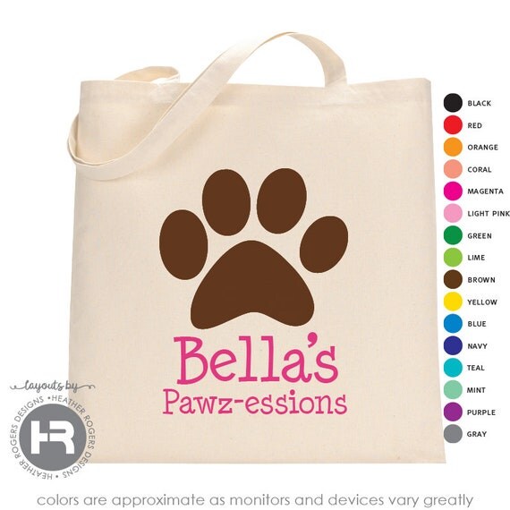 Dog Tote Bag Personalized Dog Bag