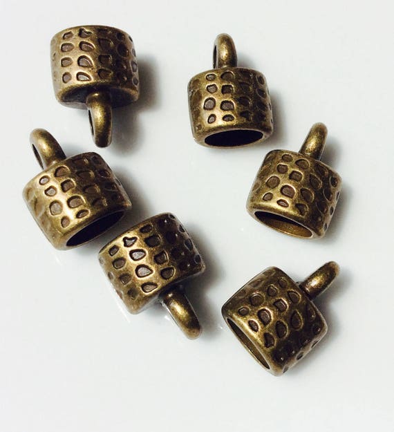 Harmmed antique brass Plated end caps