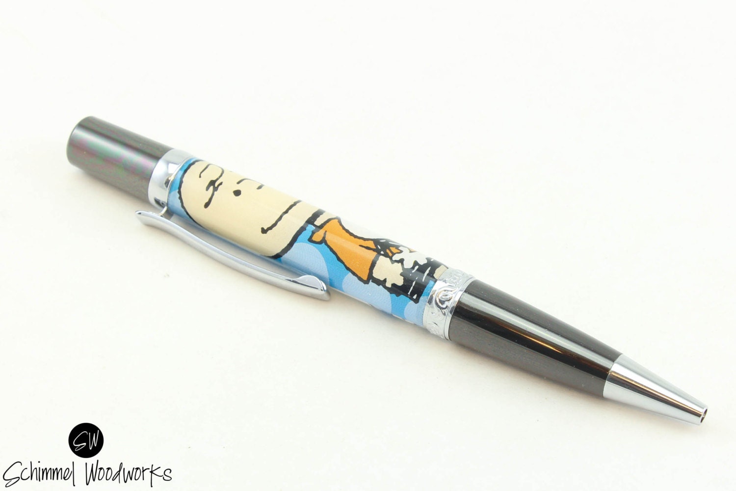Charlie brown & Snoopy playing cards pen Gun Metal pen gift
