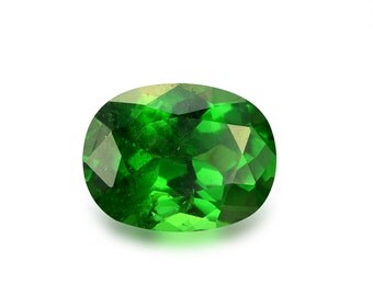 0.86ct Tsavorite Green Garnet Oval Shape Loose Gemstones (Watch Video) Free Shipping SKU 346A002