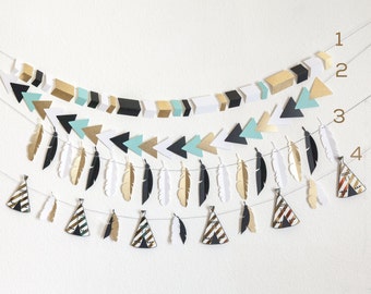 Wild one birthday, Teepee Banner, tribal, aztec, feathers, tepee, banner, indian, baby indian, native american, cute, party, decorations