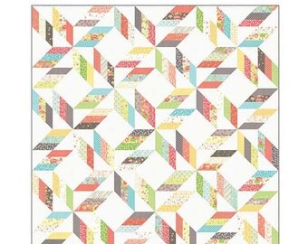 PATTERN: Jelly Roll Friendly - BACKROADS - CQ 114 - Coriander Quilts by Corey Yoder - #114 - Twin Size